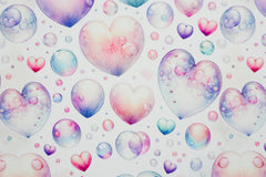 Softshell Digital Bubble Hearts