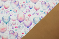 Softshell Digital Bubble Hearts