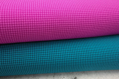 Sommer Jacquard Jersey Hahnentritt