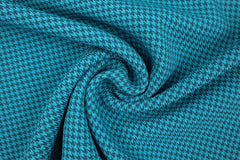 Sommer Jacquard Jersey Hahnentritt