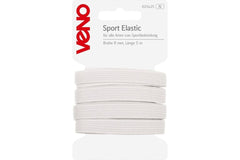 Sport Elastic VENO 8 mm, 5 m, weiß