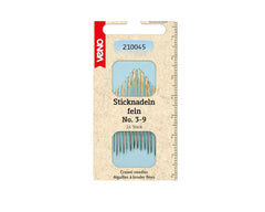 16 Sticknadeln fein VENO No. 3-9 - 210045