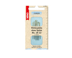 6 Sticknadeln ohne Spitze VENO No. 18-22 - 210020