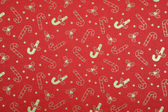 2m Baumwoll Stoffpaket Golden Christmas (4x0,5m)