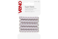 Super Elastic VENO 8 mm, 5 m, weiß