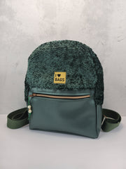 Chenille Dekostoff Bogota - 748 petrol