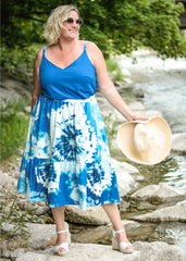 Double Slub Musselin Tie Dye by Lycklig Design