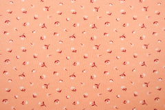 Reststück: 1,00m - Sweatshirt Stoff Little Flower apricot