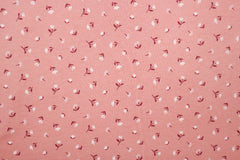 Reststück: 1,00m - Sweatshirt Stoff Little Flower himbeer