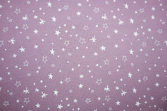 Reststück: 1,00m - Sweatshirt Stoff little Stars altrosa