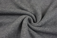 Reststück: 0,60 m - Sweatshirt Stoff uni dunkelgrau