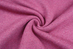 Reststück: 0,50 m - Sweatshirt Stoff uni fuchsia
