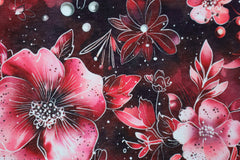 Sweatshirtstoff Digital Kathleen Flower