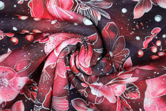 Sweatshirtstoff Digital Kathleen Flower