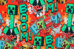 Sweatshirtstoff Digital Minecraft