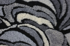 Teddy Stoff Jacquard Tina - grau