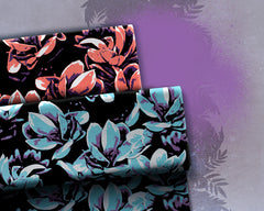 Viskose Webware Distorted Blooms by Thorsten Berger