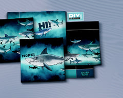 Panel French Terry Shark Tank by Thorsten Berger