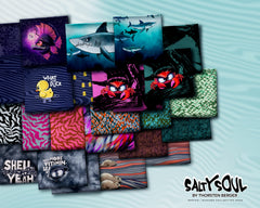 Kissen Panel Velvet Salty Pillows by Thorsten Berger