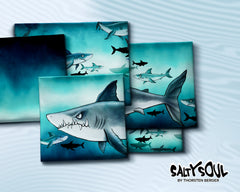 Panel French Terry Shark Tank by Thorsten Berger