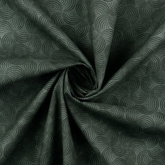 Baumwoll Popeline Tonka Curls - schwarz