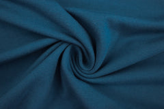 Reststück: 1,40m - Sweatshirt Stoff Eike azurblau