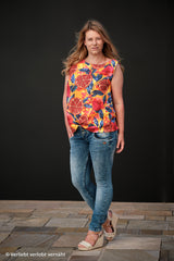 Double Slub Musselin Pomegrenate by Bienvenido Colorido