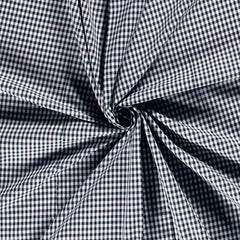 Baumwoll Cretonne Vichy Karo 5mm - 5026 dunkelblau