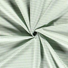 Baumwoll Cretonne Vichy Karo 5mm - 5037 grün