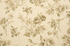 Vintage Baumwoll Webware Rosen
