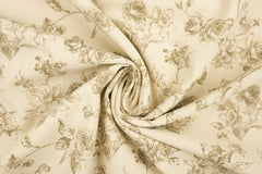 Vintage Baumwoll Webware Rosen