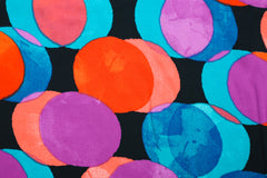 Viskose Satin Funny Dots