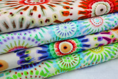 Viskose Stretch Batik Mandala