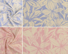 Viskose Twill Sommerblumen