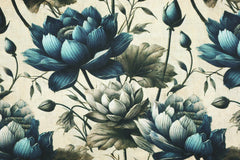 Viskose Leinen Herbstblumen HW25/26 Design 10 SH