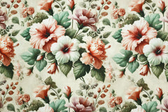 Viskose Leinen Herbstblumen HW25/26 Design 12 SH