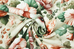 Viskose Leinen Herbstblumen HW25/26 Design 12 SH