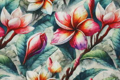 Viskose Leinen Herbstblumen HW25/26 Design 16 SH