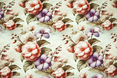 Viskose Leinen Herbstblumen HW25/26 Design 6 SH