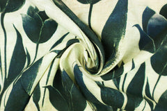 Viskose Leinen Herbstblumen HW25/26 Design 7 SH