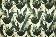 Viskose Leinen Herbstblumen HW25/26 Design 9 SH