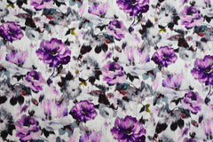 Viskose Stretch Blurred Blooms