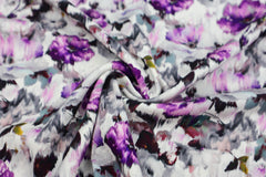 Viskose Stretch Blurred Blooms