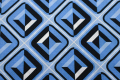 Reststück:1,80m - Viskose Webware Shiny Squares