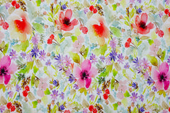 Viskosejersey Flora Mohn