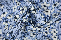 Viskosestoff Kleine Blüten SH