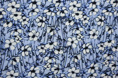 Viskosestoff Kleine Blüten SH