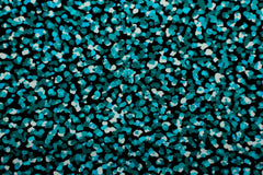 Reststück: 0,85m - Viskose Stretch Stoff Colorful Sprinkles petrol