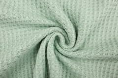 Waffel Strickstoff Romy - mint