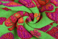 Walkloden Flower - grün